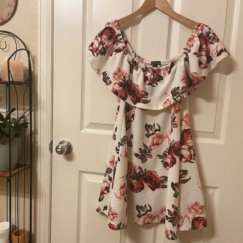 Rosey Summer Party Dress